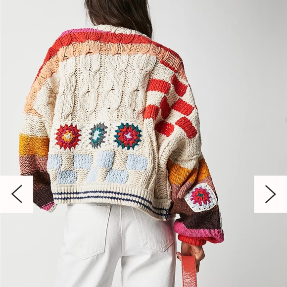 FREE PEOPLE X SAACHI CLEAR SKIES CARDI - Picture 4 of 6